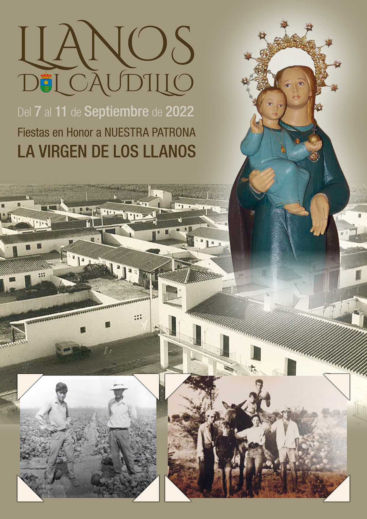 Fiestas patronales en honor de Nuestra Señora de los Llanos 2022 Llanos del Caudillo